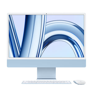iMac 24" M3 CPU 8 cœurs GPU 10 cœurs - 8GB RAM - 512GB SSD - Clavier pavé numérique